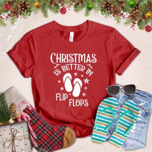 Christmas Is Better In Flip Flops T-Shirt_7275