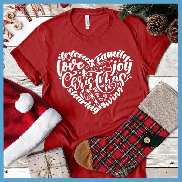 Christmas Heart T-Shirt_6635